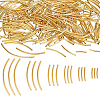 240Pcs 6 Styles Brass Curved Tube Beads KK-PH0012-26-1