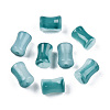 Transparent Spray Painted Glass Beads GLAA-N035-035-C01-2