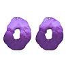 Spray Painted Iron Pendants IFIN-N008-030B-2