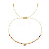 Bohemian Style Brass Charm Bracelets JG3497-13-1