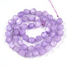 Dyed Natural White Jade Beads Strands G-T139-8mm-46L-3