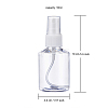 50ml Refillable PET Plastic Spray Bottles TOOL-Q024-02A-01-3