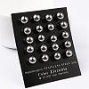 Tarnish Resistant 304 Stainless Steel Ball Stud Earrings EJEW-2224-8mm-P-2