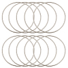 10Pcs Iron Ring for DIY Woven Net/Web with Feather IFIN-SP0001-56B-P-1