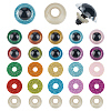 GOMAKERER 40 Sets 10 Colors Plastic Doll Craft Eyes DIY-GO0001-72-1