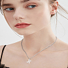 1Pc 304 Stainless Steel Letter Pendant Necklaces NJEW-LP0001-33X-P-4