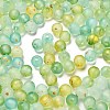 Frosted Transparent Acrylic Beads X1-OACR-F013-13H-1