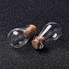 Glass Cork Bottles Ornament LS-AJEW-O032-02F-3