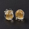 Handmade Gold Foil Lampwork Glass Beads X1-LAMP-G158-02A-3