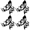 PVC Butterfly Car Decals ST-WH0005-02B-1