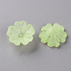 Transparent Frosted Acrylic Bead Caps MACR-S371-04A-728-2