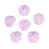Transparent Spray Painted Glass Beads GLAA-N035-028-C03-1