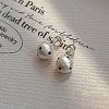 Alloy & Resin Pearl Stud Earrings EJEW-G466-14G-1