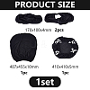 Polyester Chair Pad & Back & Handrail Cover Sets AJEW-WH0077-049A-2