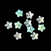 Dyed & Heated Glass Bead Caps GLAA-Z019-02B-1