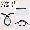 5M Braided Round PU Leather Jewelry Cord OCOR-GF0004-96B-02-5