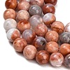 Natural Mexican Pink Agate Beads Strands GG-CBA07EB-A01-01-3