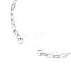 2.5MM 304 Stainless Steel Paperclip Chain Slider Bracelet Making X-AJEW-JB01402-2