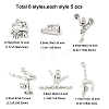 30Pcs 6 Styles Cheerleading Theme Alloy Pendants FIND-FP0001-34-6