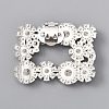 Alloy Crystal Rhinestone Shoe Buckle Clips FIND-WH0097-94P-2