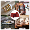 20Pcs Rectangle Polyester Imitation Burlap Packing Pouches Drawstring Bags ABAG-TA0001-96C-7