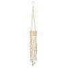 Crystal Glass & Iron Hanging Suncatchers HJEW-SP0001-88B-1