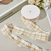 1 Roll Polyester Ruffled Ribbon SRIB-CY0001-14E-3