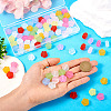 100Pcs 10 Colors Transparent Acrylic Beads TACR-TA0001-44-6