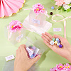 Clear PVC Candy Gift Packaging Boxes with Ribbon & Artificial Flower CON-TAC0001-20A-8