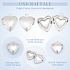 316 Stainless Steel Locket Pendants STAS-UN0055-04-5