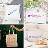 2Pcs 2 Styles PET Hollow Out Drawing Painting Stencils DIY-WH0411-602-6