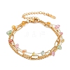 Bohemia Style 304 Stainless Steel Multi-strand Bracelets BJEW-U026-07G-2