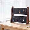 Double-Layer Wooden Jewelry Display Stand ODIS-WH0099-284B-4