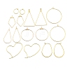 DIY Brass Earring Jewerly Making Findings Kits KK-XCP0001-77-1