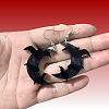 Moon with Bat Acrylic Dangle Earrings FS-WG30C67-02-2