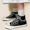 6Pcs 6 Styles Aluminum Canvas Shoes Chains FIND-GO00005-6