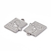 Non-Tarnish 304 Stainless Steel Bigs Pendants STAS-B031-16P-3