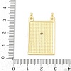 Brass Micro Pave Cubic Zirconia Pendants KK-H203-03G-3