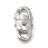 304 Stainless Steel Twister Clasps STAS-D382-05E-P-1