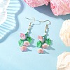 304 Stainless Steel Dangle Earrings EJEW-MZ00587-01-1