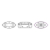 Preciosa® MAXIMA Crystal Sew-On Cups LS-Y-PRC-SE10-00030-S-2