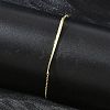 Brass Micro Pave Clear Cubic Zirconia Link Bracelets BJEW-E114-01B-G-1