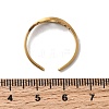 Adjustable 304 Stainless Steel Cuff Rings for Women RJEW-F199-01G-3