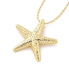 Brass Pendant Necklaces LS-NJEW-S385-05B-G-2