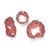 Dyed Natural Druzy Agate links G-R012-05S-03-1