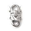 304 Stainless Steel Twister Clasps STAS-D382-05C-P-1
