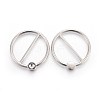 Alloy Buckle Clip LS-PALLOY-WH0056-06P-2