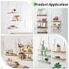 Wall-mounted Wood Storage Book Racks AJEW-WH0794-65B-5