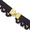 Brass Clear Cubic Zirconia Layered Sun Butterfly Tassel Thigh Leg Chains AJEW-AN00638-5
