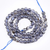 Natural Iolite/Cordierite/Dichroite Beads Strands G-T108-32B-2